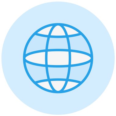 İnternet Vektörü Simgesi Tasarım İllüstrasyonu