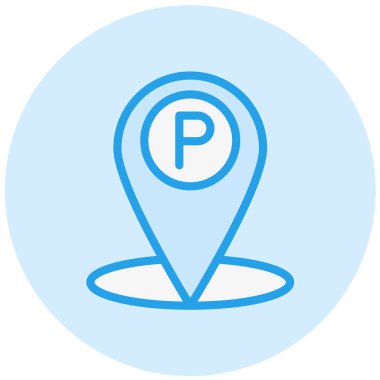 Park Vektörü Simgesi Tasarım İllüstrasyonu