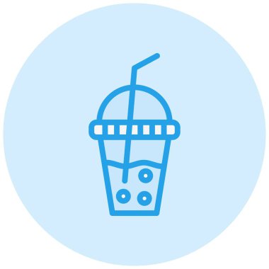 Meyve suyu Vektörü Simgesi Tasarımı Çizimi