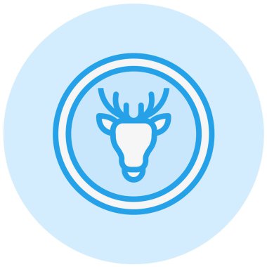 Vahşi hayvan Vektör Simgesi Tasarım İllüstrasyonu