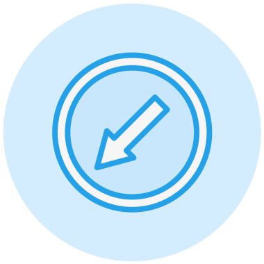 Sol Vektör Simgesi Tasarım Resmini Koru