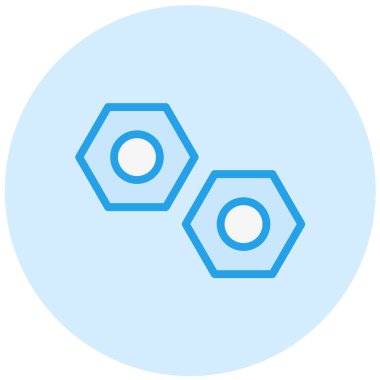 Ceviz Vektörü Simgesi Tasarım Çizimi