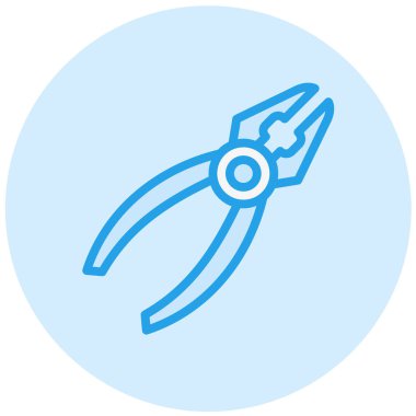 Plier Vektör Simgesi Tasarım İllüstrasyonu