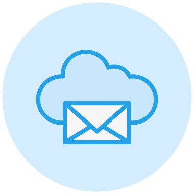 E- posta Vektör Simgesi Tasarım İllüstrasyonu