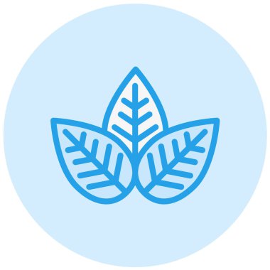 Yaprak Vektörü Simgesi Tasarım İllüstrasyonu