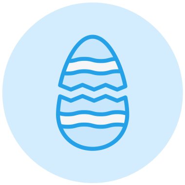 Kırık Yumurta Vektörü Simgesi Tasarım Çizimi