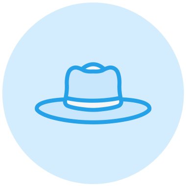 Şapka Vektörü Simgesi Tasarım İllüstrasyonu