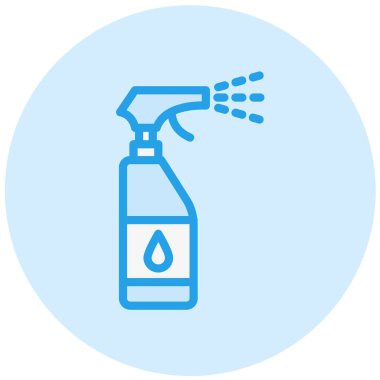 Sprey Vektör Simgesi Tasarım İllüstrasyonu