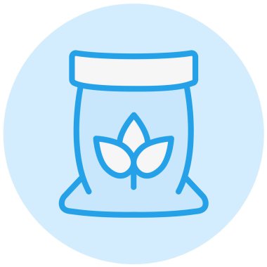 Gübre Vektörü Simgesi Tasarım İllüstrasyonu