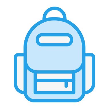 Çanta Vektörü Simgesi Tasarım İllüstrasyonu