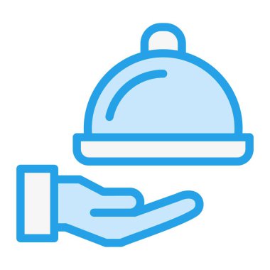 Oda servisi Vektör Simgesi Tasarım İllüstrasyonu