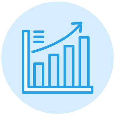 Büyüme Vektörü Simgesi Tasarım İllüstrasyonu