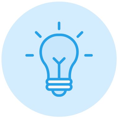 Fikir Vektörü Simgesi Tasarım İllüstrasyonu