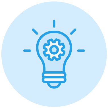 Strateji Vektörü Simgesi Tasarım İllüstrasyonu