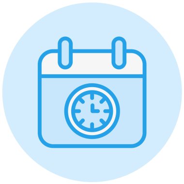 Bitiş Tarihi Vektör Simgesi Tasarım İllüstrasyonu