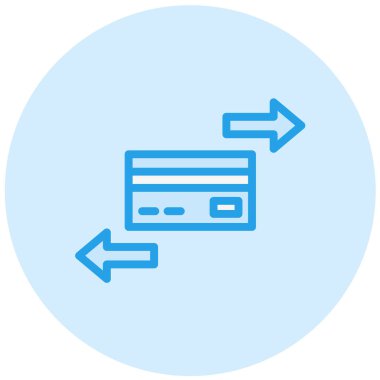 Aktarım Vektörü Simgesi Tasarım İllüstrasyonu