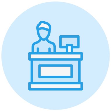 Masa Vektörü Simgesi Tasarım İllüstrasyonunu kontrol et