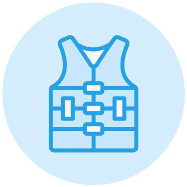 Can yeleği Vektör Simgesi Tasarım İllüstrasyonu