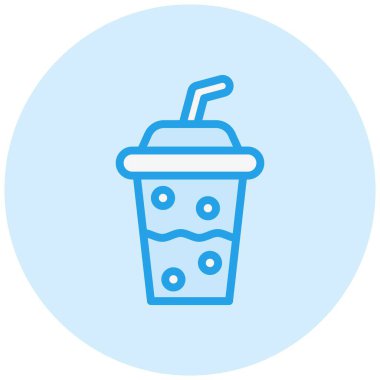 Plastik bardak Vektör Simgesi Tasarım İllüstrasyonu