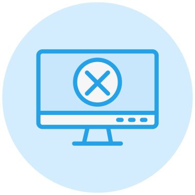 Hata Vektörü Simgesi Tasarım İllüstrasyonu