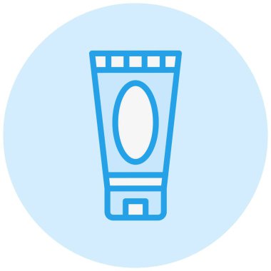 Traş köpüğü Vektör Simgesi Tasarımı Çizimi