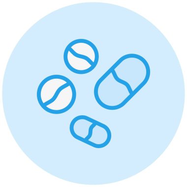 Haplar Vektör Simgesi Tasarım İllüstrasyonu