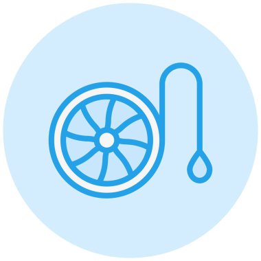 yoyo Vektör Simgesi Tasarım Çizimi