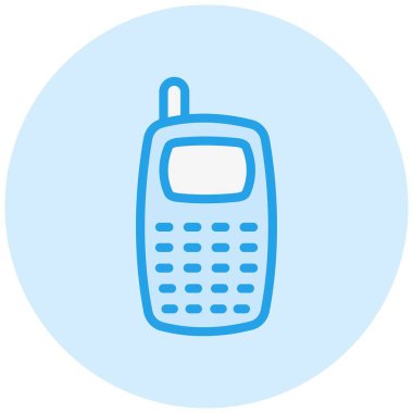 Telefon Vektörü Simgesi Tasarım İllüstrasyonu