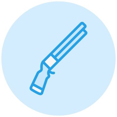 Silah Vektörü Simgesi Tasarım İllüstrasyonu