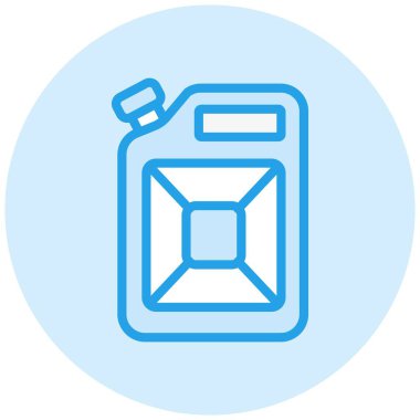 Eko yakıt Vektör Simgesi Tasarım İllüstrasyonu