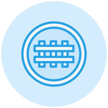 Çapraz Vektör Simgesi Tasarım İllüstrasyonu