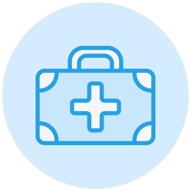 Tıbbi Malzeme Vektör Simgesi Tasarım İllüstrasyonu