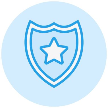 Kalkan Vektörü Simgesi Tasarım ResmiComment