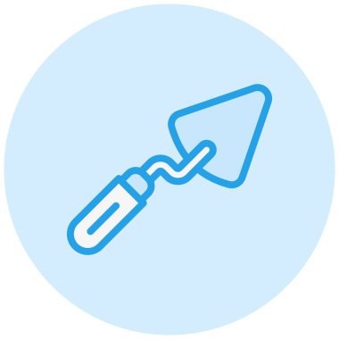 Trowel Vektör Simgesi Tasarım İllüstrasyonu