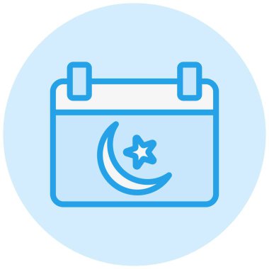 Takvim Vektörü Simgesi Tasarım İllüstrasyonu