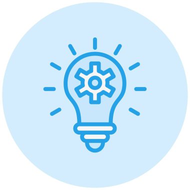 İcat Vektörü Simgesi Tasarım İllüstrasyonu