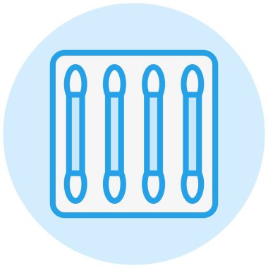 Pamuk tomurcukları Vektör Simgesi Tasarım İllüstrasyonu