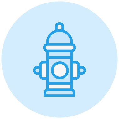 Yangın musluğu Vektör Simgesi Tasarım İllüstrasyonu