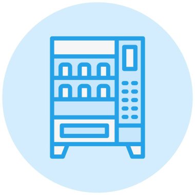 Satış Makinesi Vektör Simgesi Tasarım İllüstrasyonu