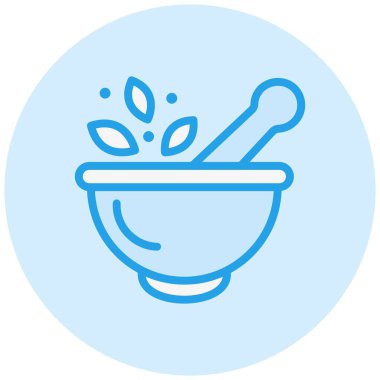 Havan Vektörü Simgesi Tasarım İllüstrasyonu