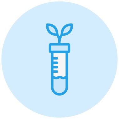 Botanik Vektörü Simgesi Tasarım İllüstrasyonu