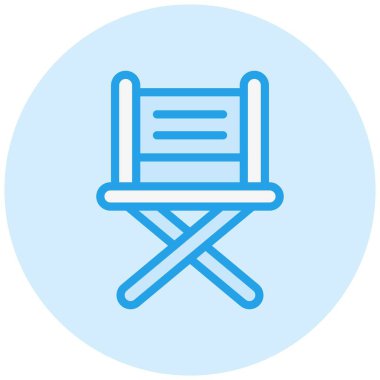 Yönetmen Vektör Simgesi Tasarım İllüstrasyonu