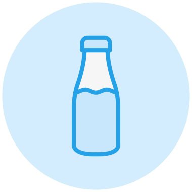 Süt kavanozu Vektör Simgesi Tasarım İllüstrasyonu