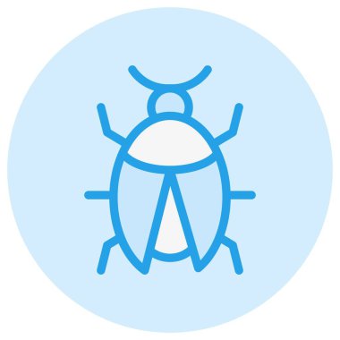 Uğur Kuşu Vektör Simgesi Tasarım İllüstrasyonu