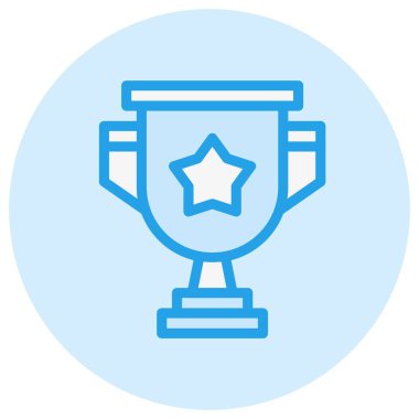 Ödül Vektörü Simgesi Tasarım İllüstrasyonu