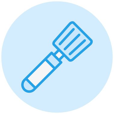 Spatula Vektör Simgesi Tasarım İllüstrasyonu