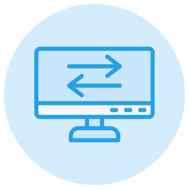 Veri Aktarım Vektörü Simgesi Tasarım ResmiComment