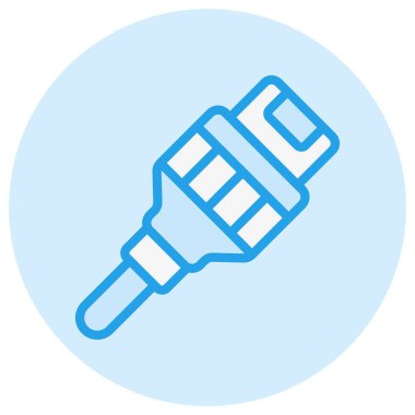 Rj45 Vektör Simgesi Tasarım İllüstrasyonu