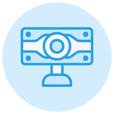 Webcam Vektör Simgesi Tasarım İllüstrasyonu
