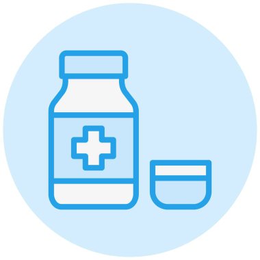 Şurup Vektörü Simgesi Tasarım İllüstrasyonu